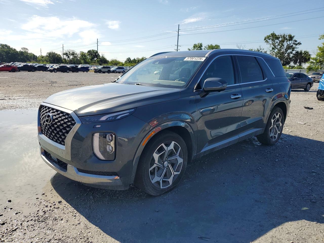 2022 Hyundai Palisade Calligraphy, VIN KM8R74HEXNU469201 — Rear end