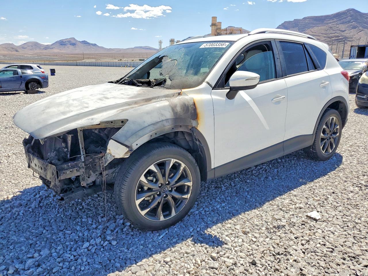 2016 Mazda CX-5 Grand Touring, VIN JM3KE2DY5G0792668 — Engine fire