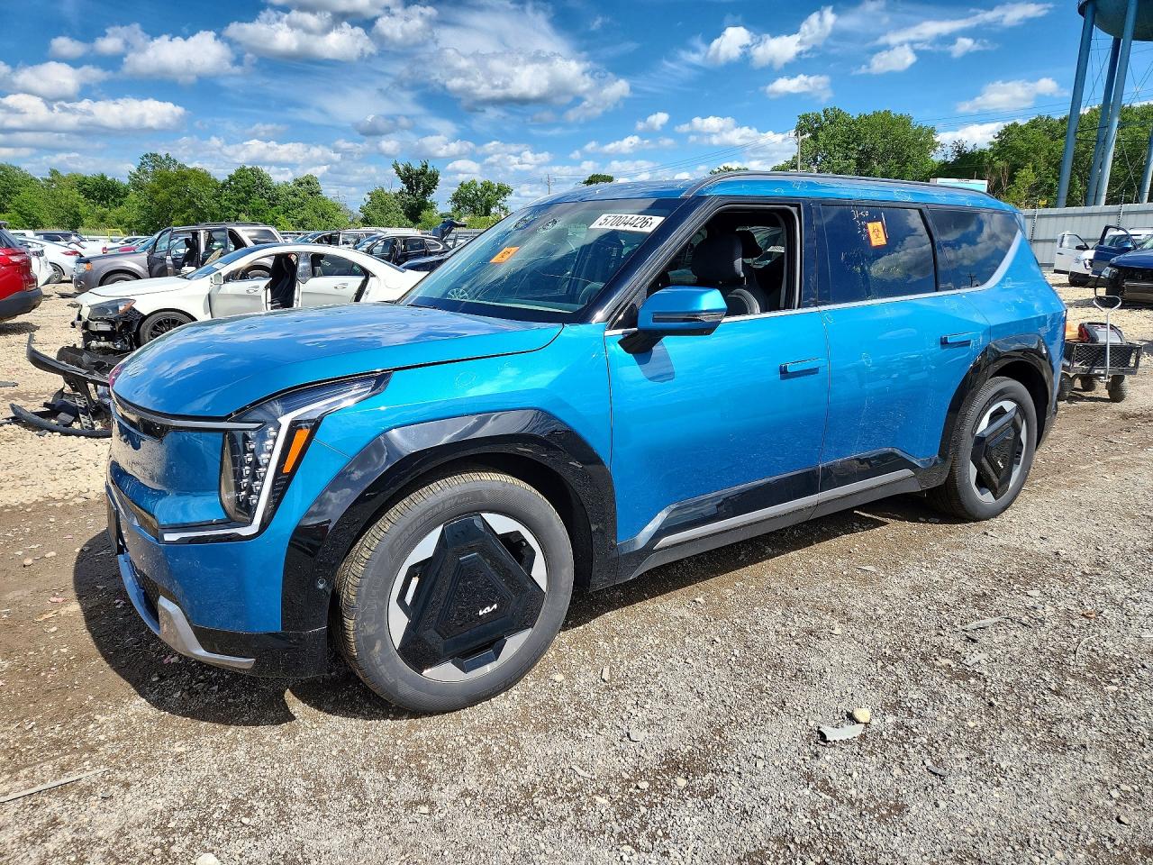 2024 Kia EV9 Land, VIN KNDADFS59R6033027 — Hail