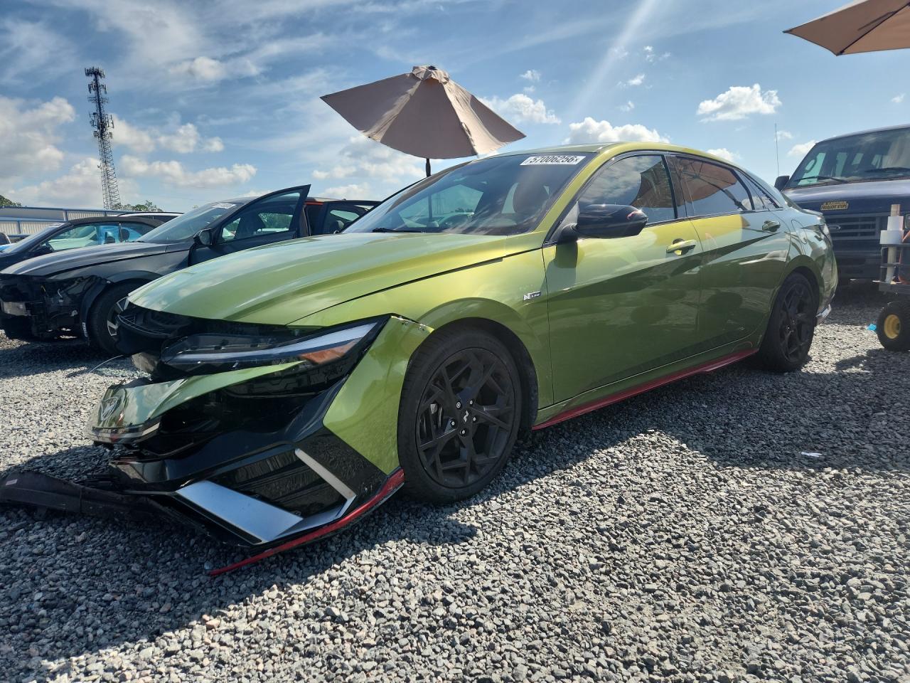 2024 Hyundai Elantra N Line, VIN KMHLR4DF8RU765841 — Front end