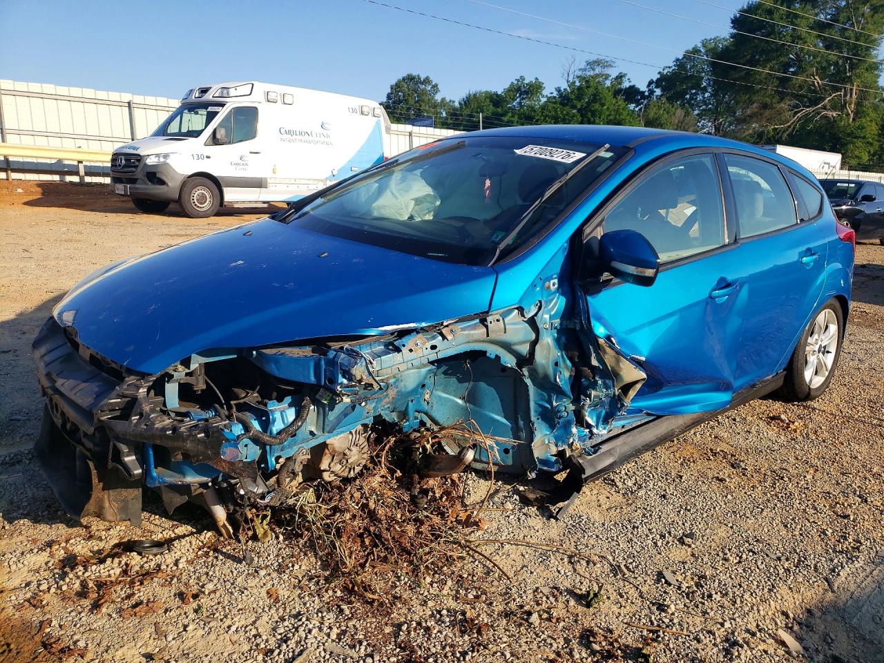 2014 Ford Focus SE, VIN 1FADP3K24EL437217 — Undercarriage