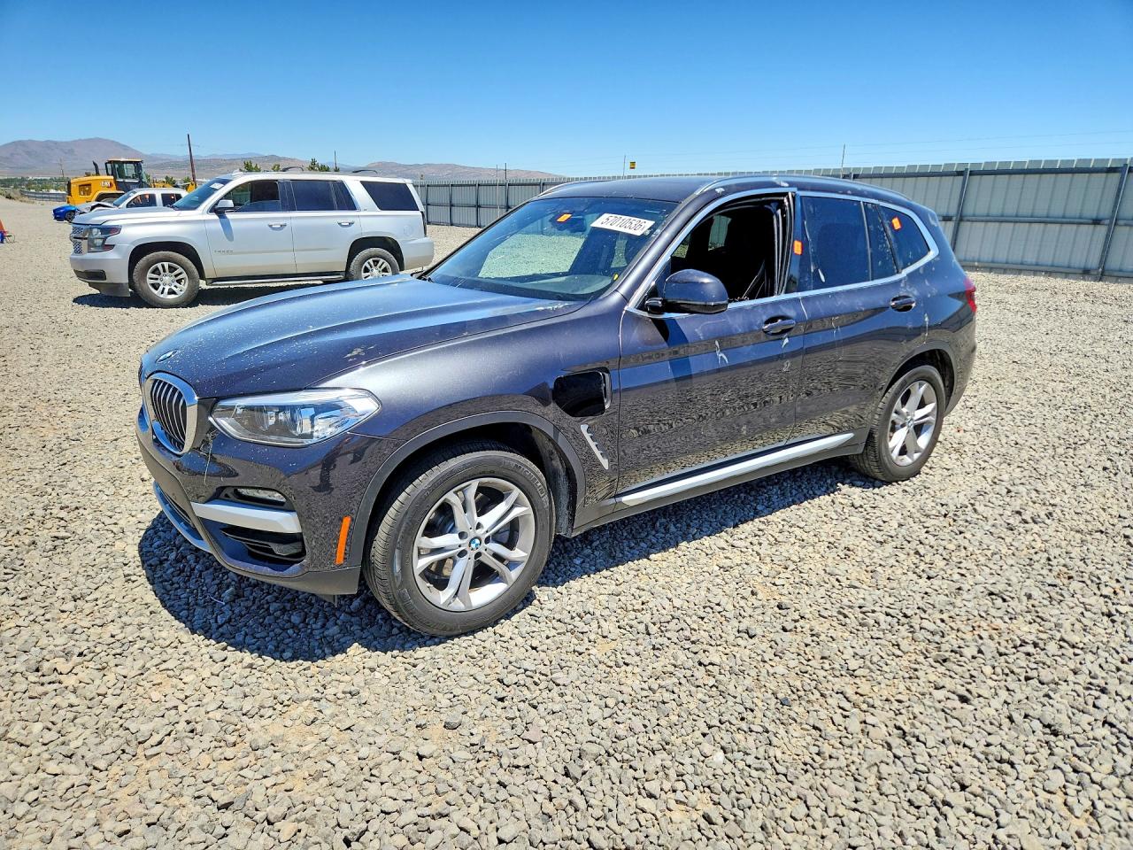 2021 BMW X3 xDrive30e, VIN 5UXTS1C04M9G84191 — Vandalism