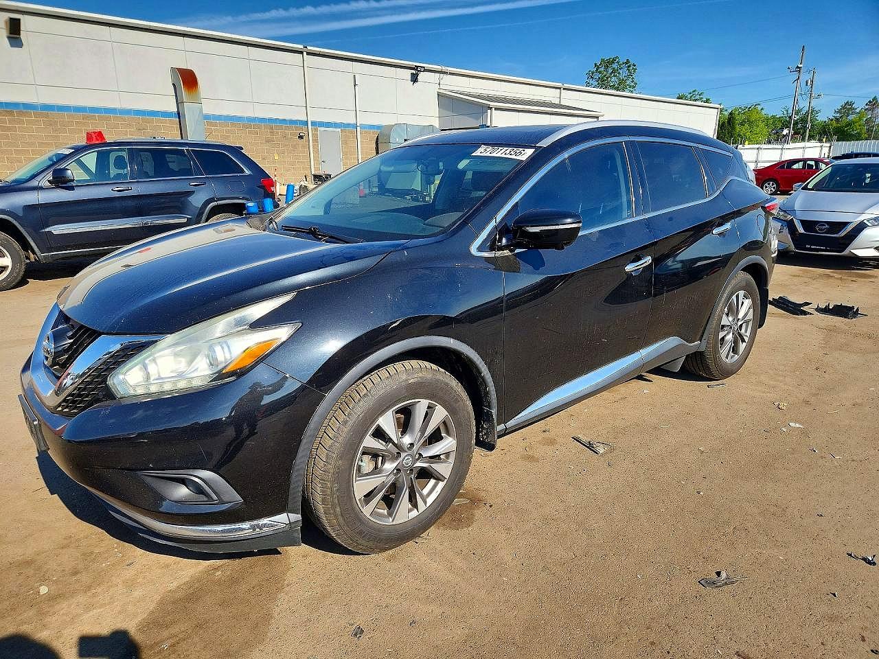2015 Nissan Murano SL, VIN 5N1AZ2MHXFN264601 — Vandalism