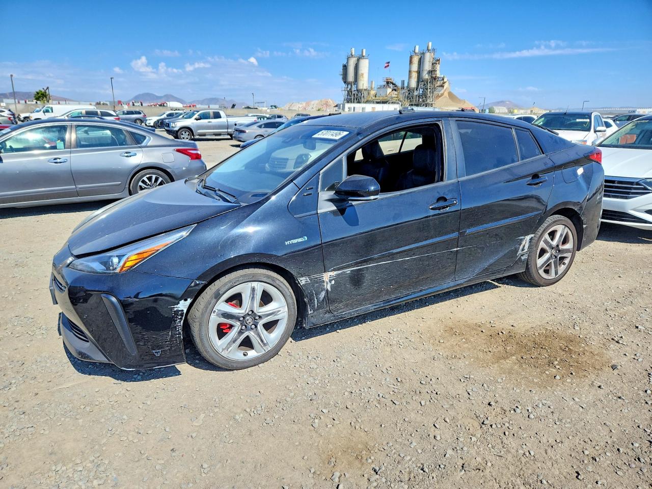 2020 Toyota Prius LE, VIN JTDKARFU6L3111787 — Side