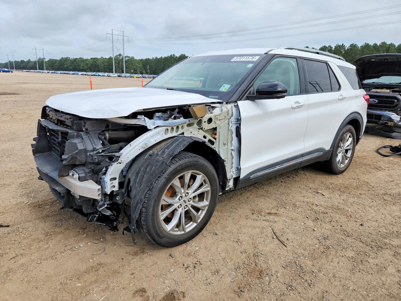 2021 Ford Explorer Limited, VIN 1FMSK8FH2MGB07820 — Front end