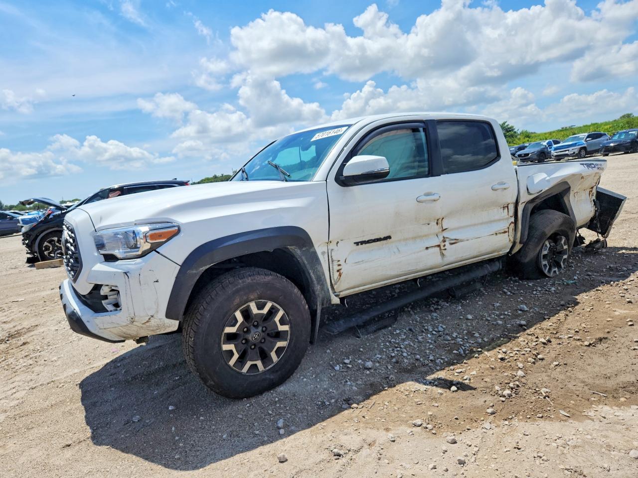 2021 Toyota Tacoma TRD Off Road, VIN 5TFAZ5CNXMX113983 — Rear end