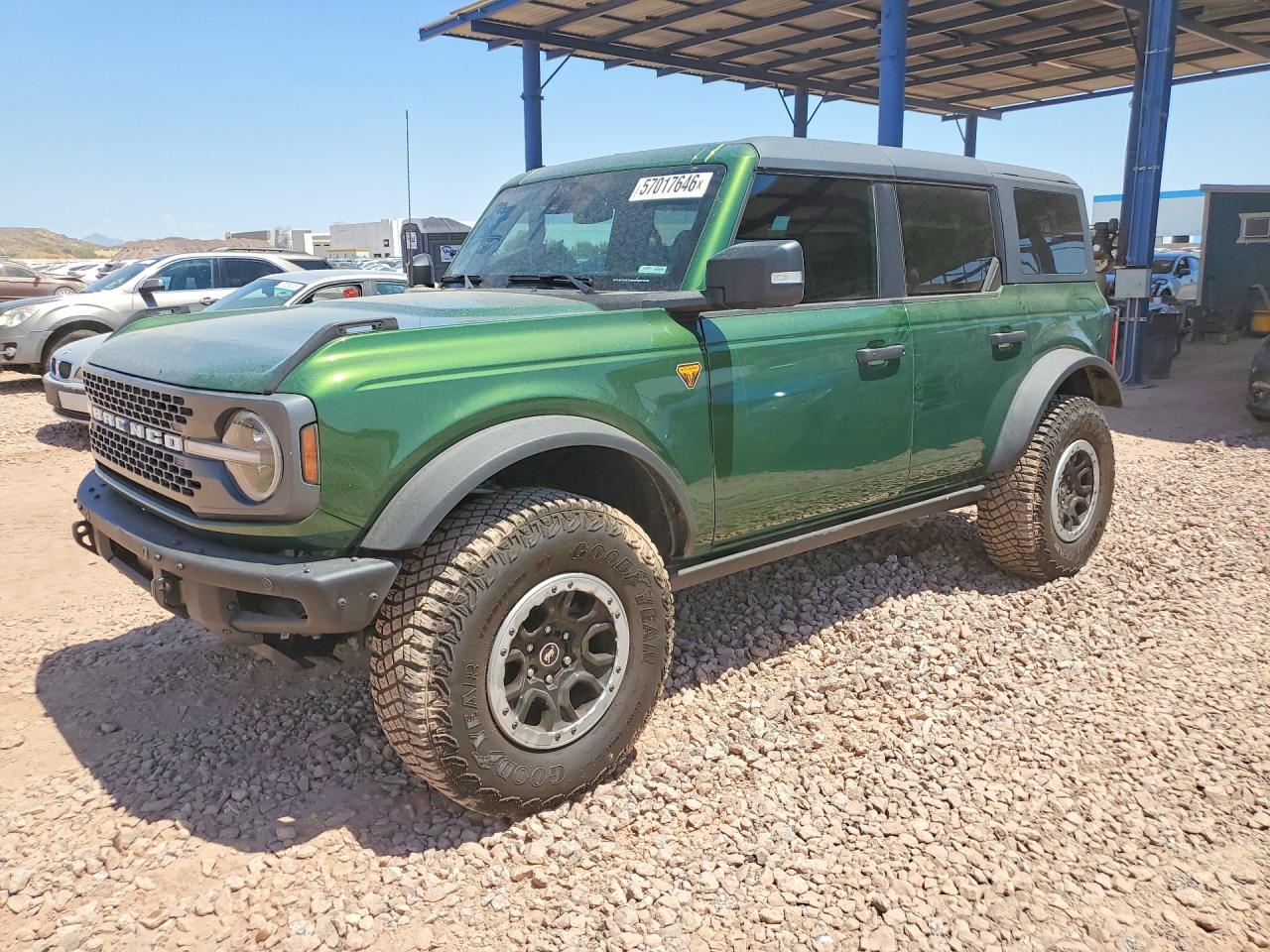 2024 Ford Bronco Badlands, VIN 1FMEE9BP9RLB16116 — Rear end
