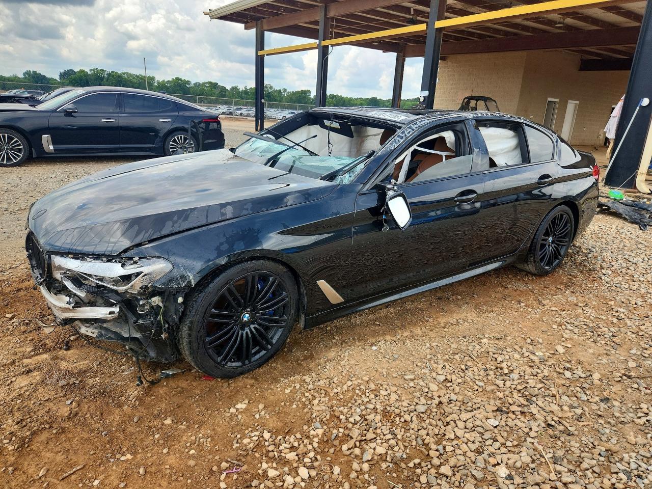 2019 BMW 5 Series M550i xDrive, VIN WBAJB9C54KB287745 — Rollover