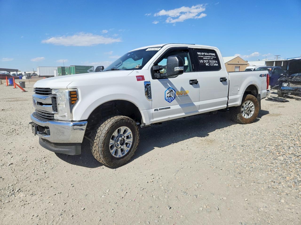2019 Ford F-250 Lariat, VIN 1FT7W2BT8KEC40645 — Side