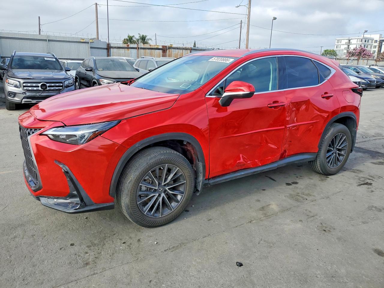 2022 Lexus NX 250, VIN 2T2ADCEZ5NC001428 — Front end