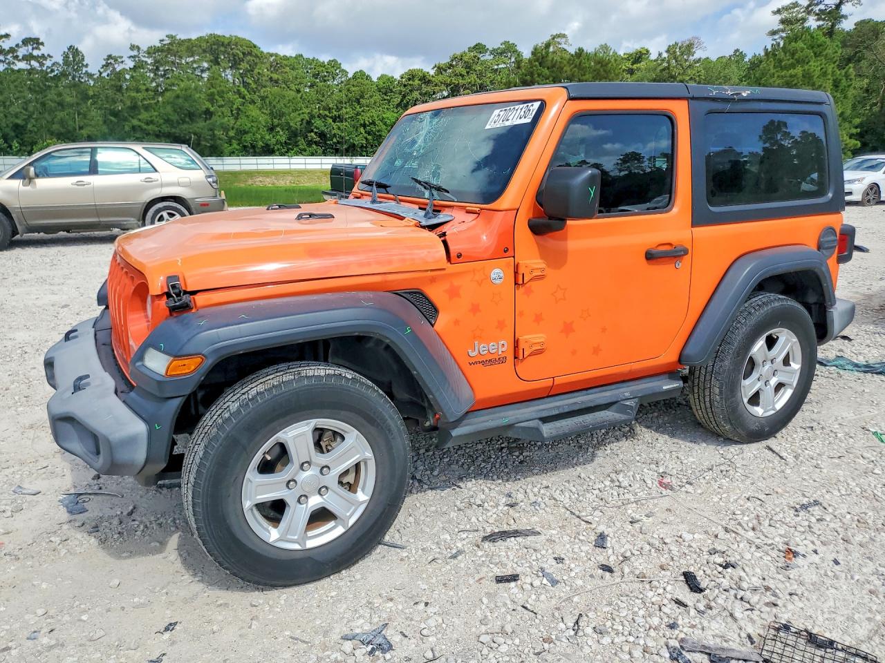 2018 Jeep Wrangler Sport, VIN 1C4GJXAN2JW180935 — Roof