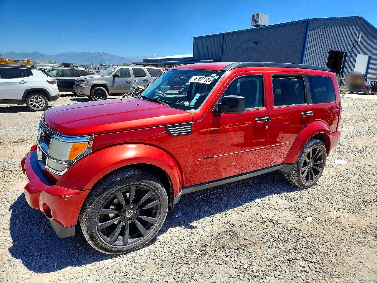 2008 Dodge Nitro SXT, VIN 1D8GU28K28W239029 — Rear end
