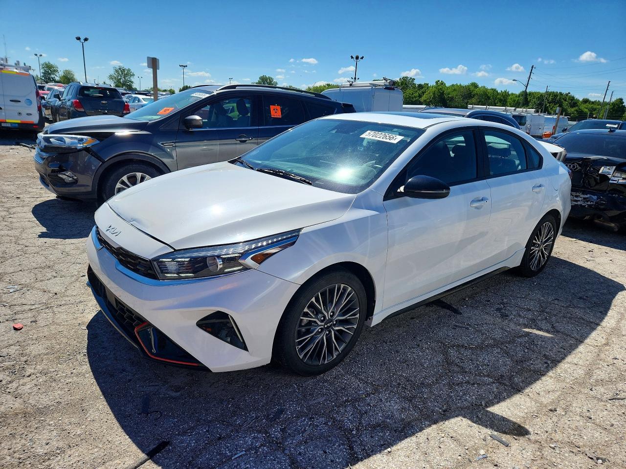 2023 Kia Forte GT-Line, VIN 3KPF54AD4PE559377 — Rear end