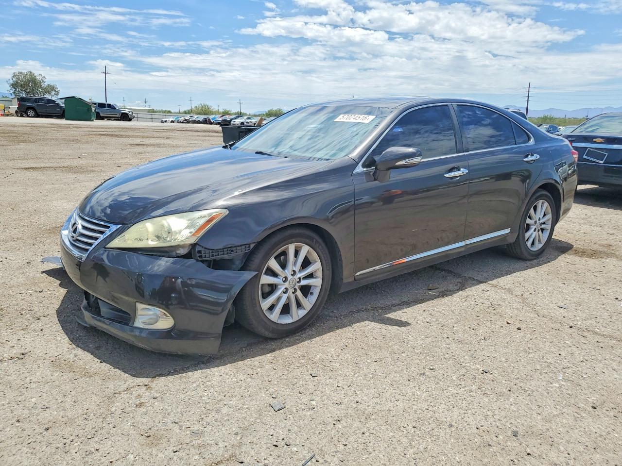 2012 Lexus ES 330, VIN JTHBK1EGXC2497404 — Undercarriage