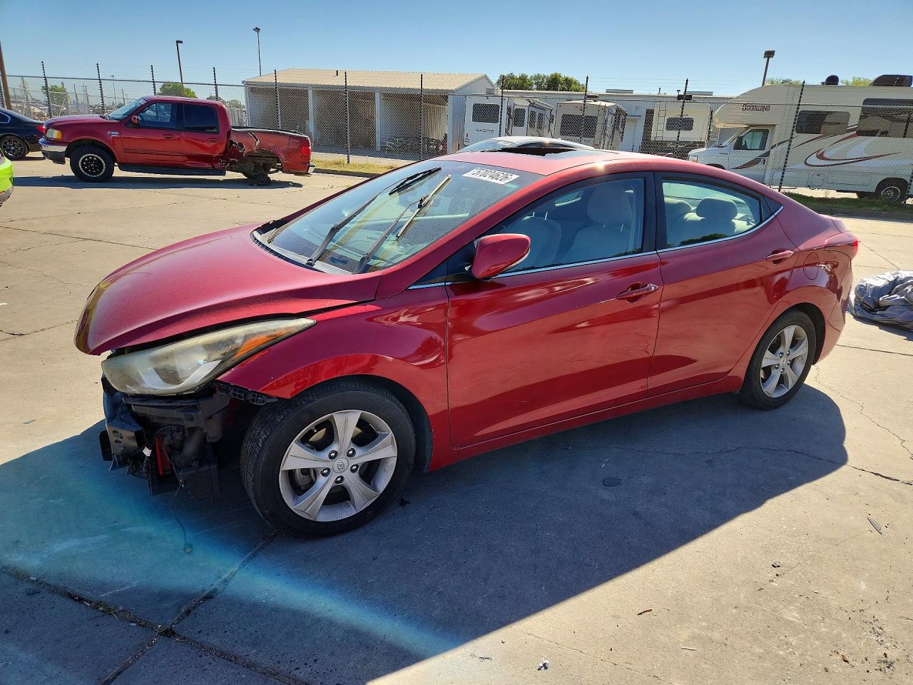 2016 Hyundai Elantra Value Edition, VIN KMHDH4AE6GU491328 — Front end