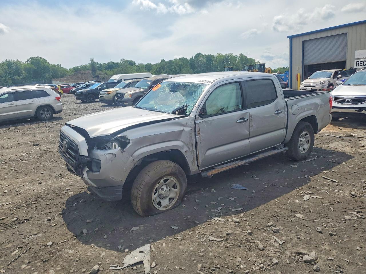 2019 Toyota Tacoma TRD Off Road, VIN 3TMCZ5AN0KM262949 — Rollover