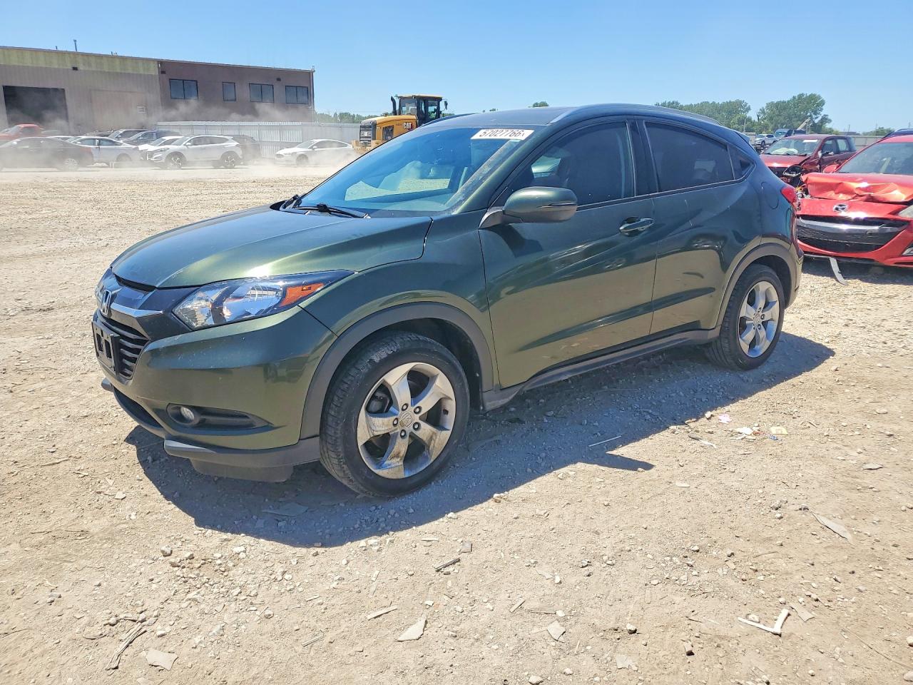2016 Honda HR-V EX-L, VIN 3CZRU6H7XGM745632 — Зад