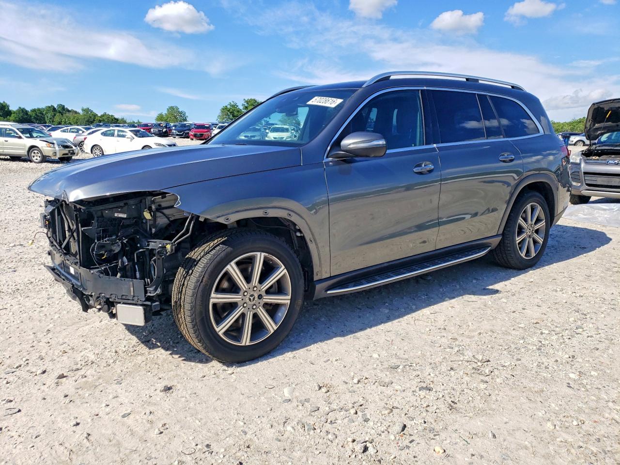 2021 Mercedes-Benz GLS 450, VIN 4JGFF5KE6MA445532 — Front end