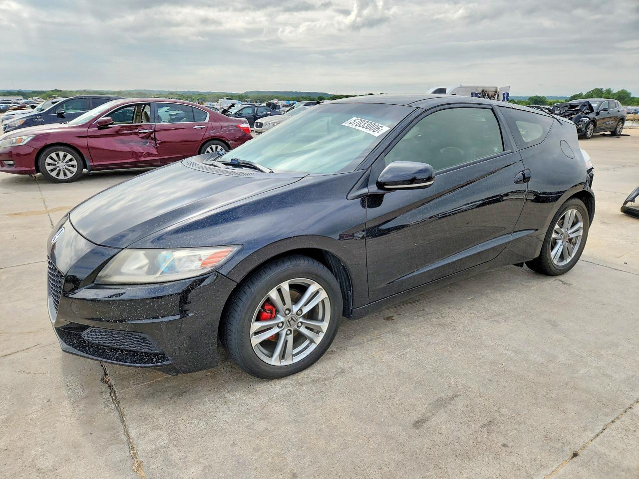 2013 Honda CR-Z, VIN JHMZF1D49DS003738 — Rear end