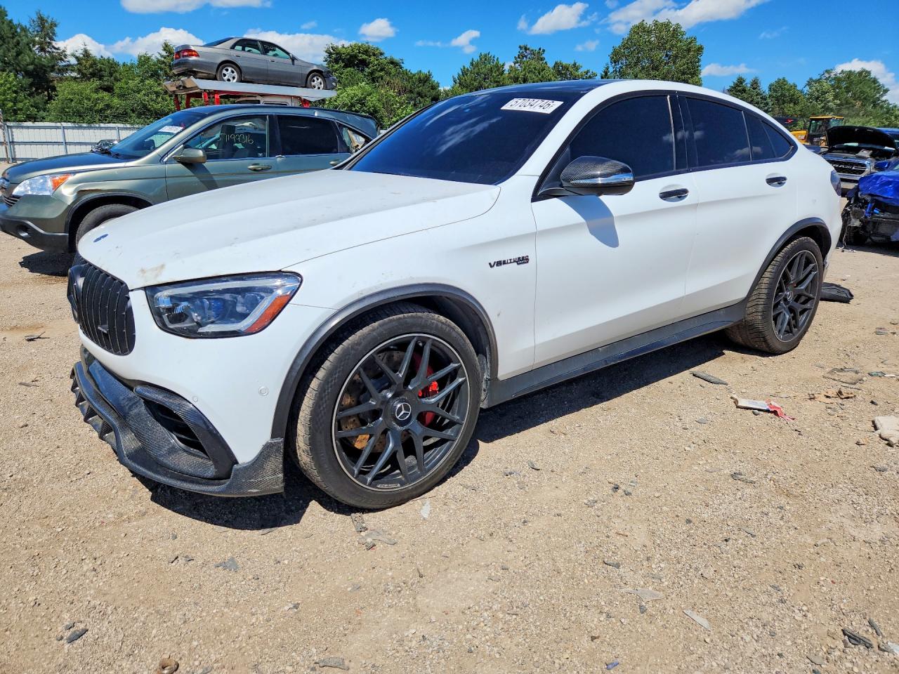2020 Mercedes-Benz GLC 63 S AMG, VIN WDC0J8KB6LF711854 — Burn