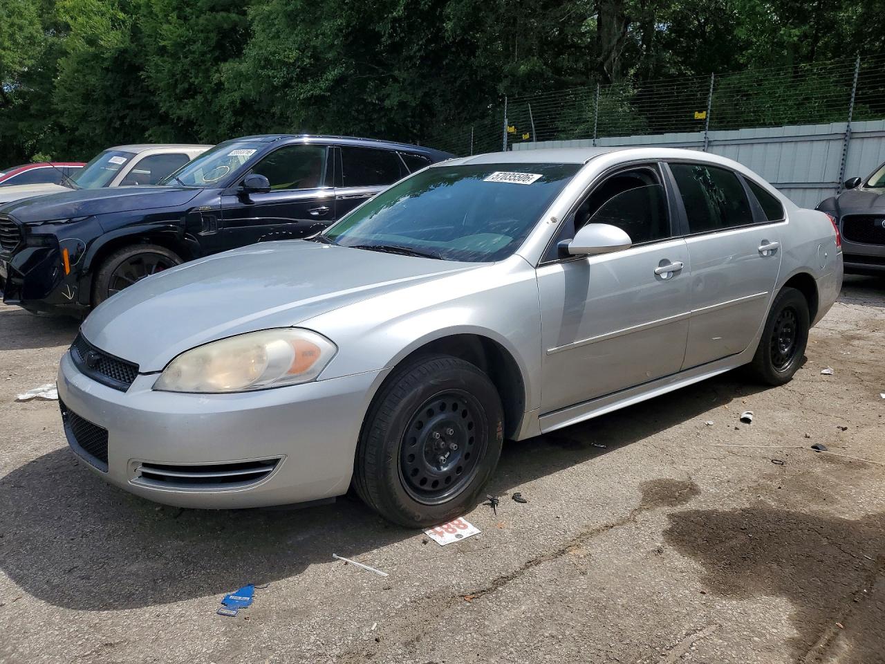 2011 Chevrolet Impala Police Police, VIN 2G1WD5EM6B1272222 — Front end