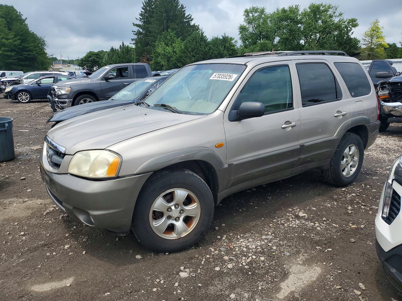 2001 Mazda Tribute LX, VIN 4F2YU08131KM57332 — Side