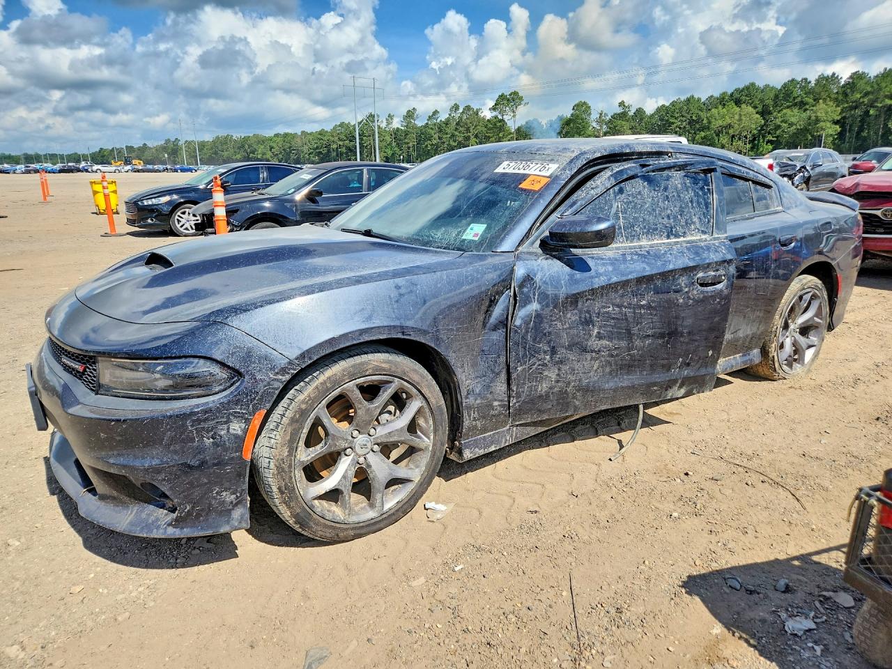 2019 Dodge Charger GT, VIN 2C3CDXHG7KH677917 — Rear end