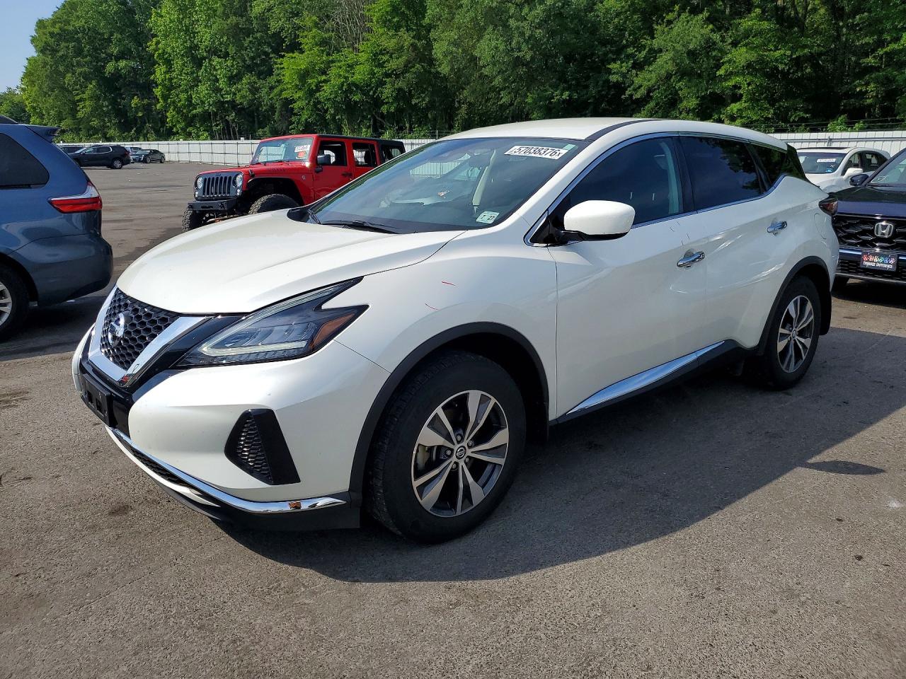 2022 Nissan Murano S, VIN 5N1AZ2AS4NC124540 — Side