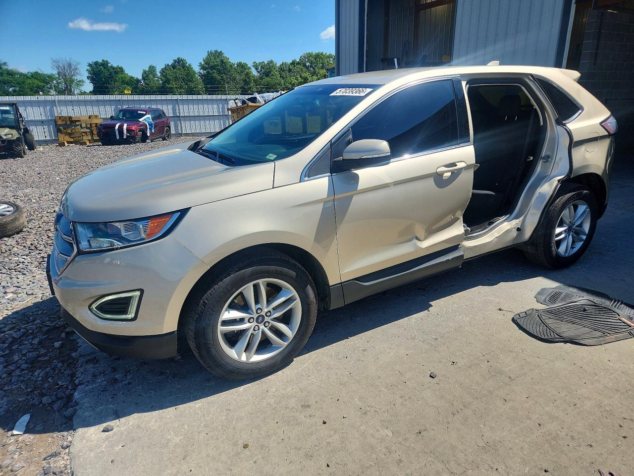 2017 Ford Edge SEL, VIN 2FMPK4J94HBC62882 — Бок