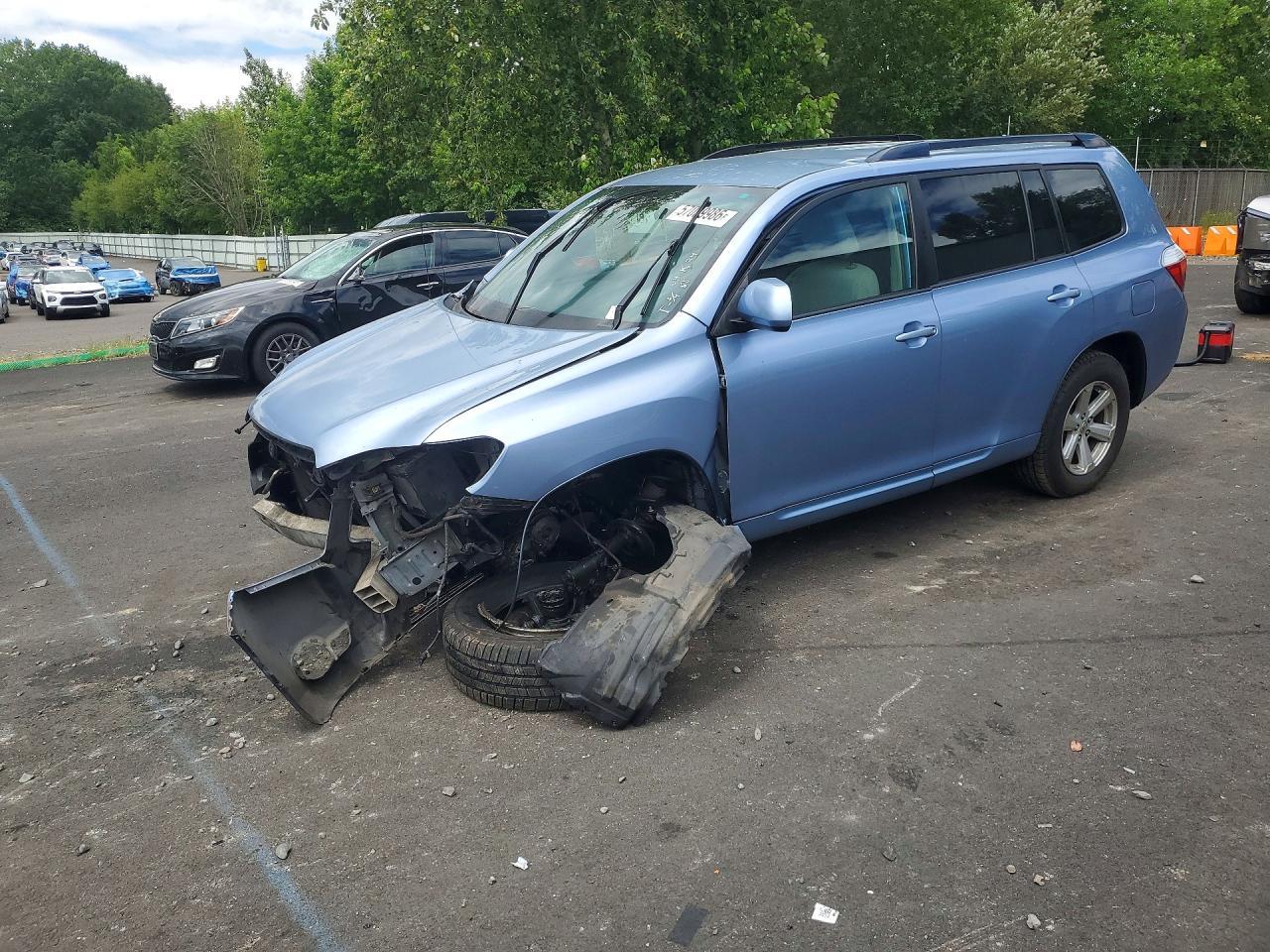2008 Toyota Highlander, VIN JTEES41A282013777 — Front end