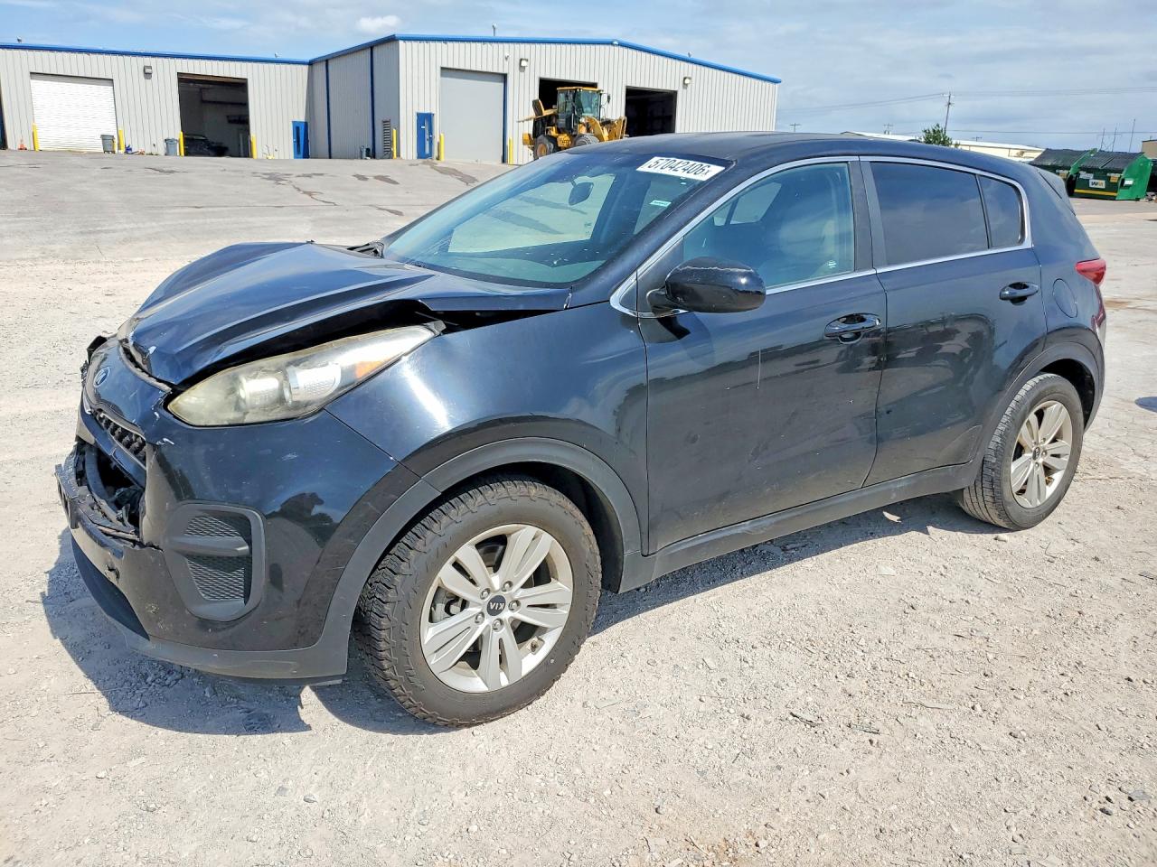 2017 Kia Sportage LX, VIN KNDPM3AC4H7205157 — Front end