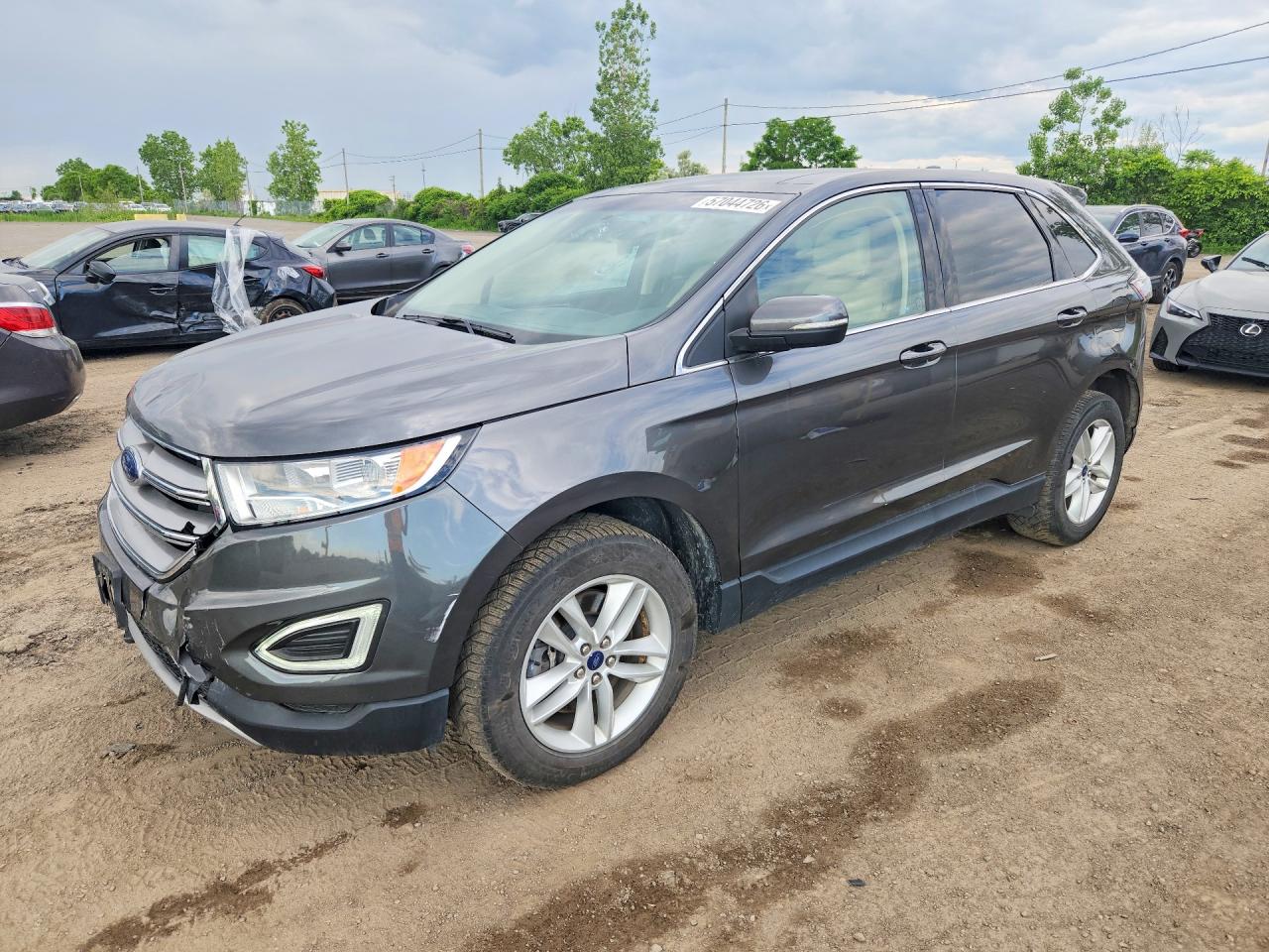 2017 Ford Edge SEL, VIN 2FMPK4J94HBC33740 — Front end