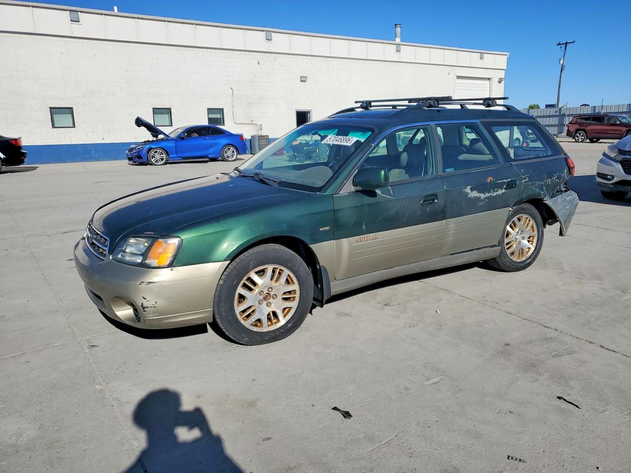 2002 Subaru Legacy Outback VDC, VIN 4S3BH896X27643280 — Зад