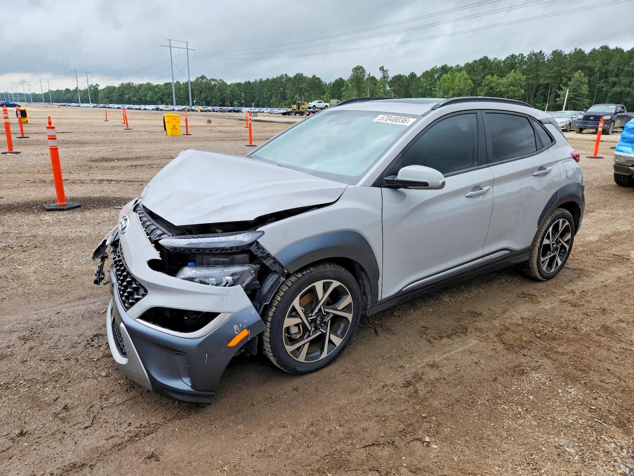 2022 Hyundai Kona Limited, VIN KM8K5CA38NU884608 — Front end