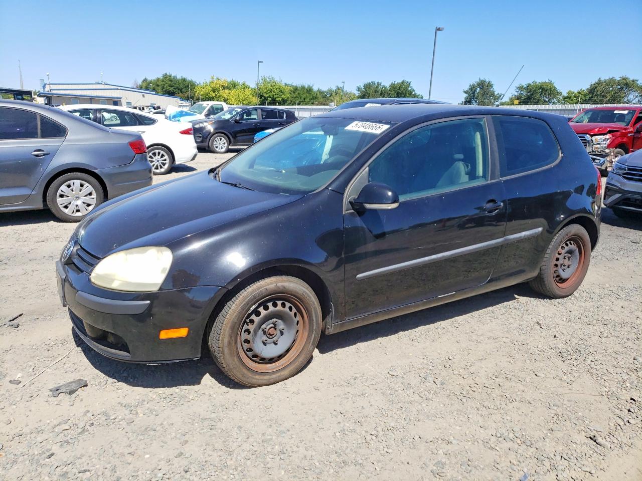 2007 Volkswagen Rabbit, VIN WVWAS71K67W043739 — Мелкие вмятины и царапины