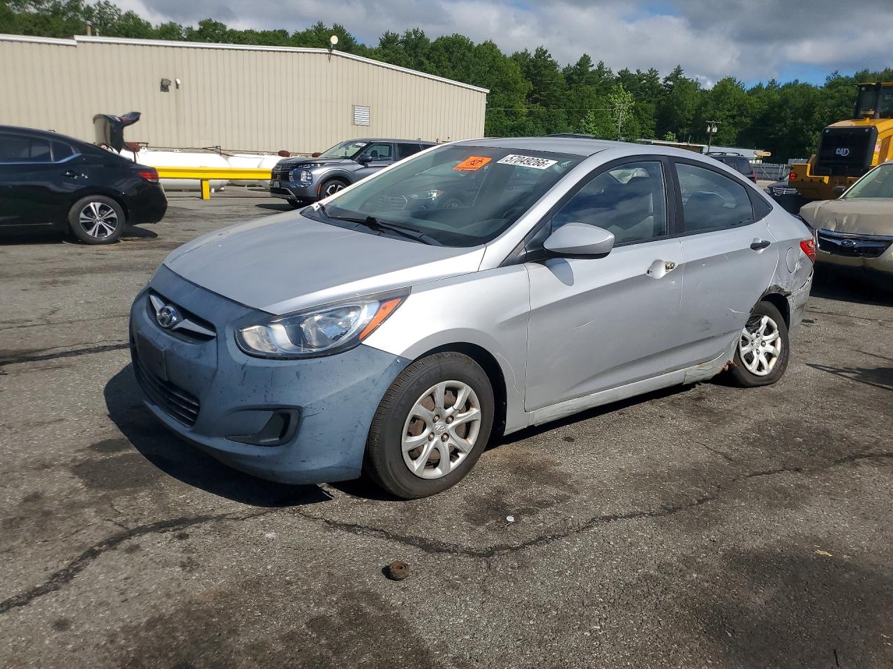 2012 Hyundai Accent GLS, VIN KMHCT4AE3CU083440 — Rear end