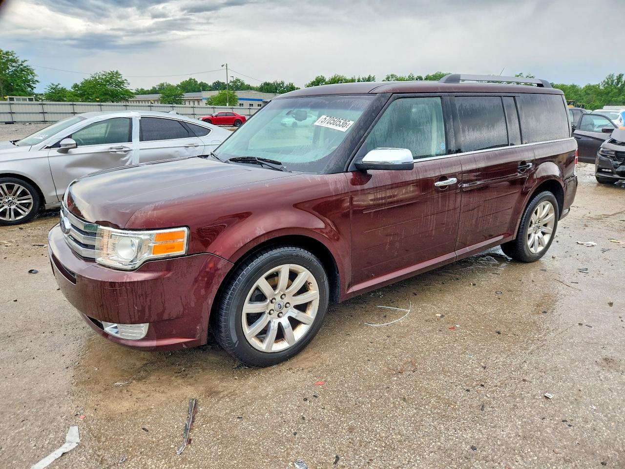2009 Ford Flex Limited, VIN 2FMDK53C49BA15686 — Rear end