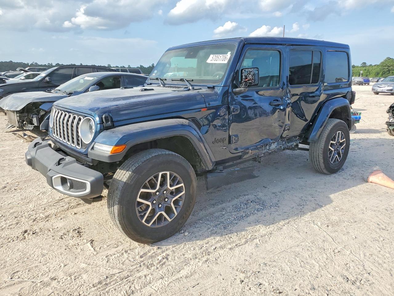 2025 Jeep Wrangler Sahara, VIN 1C4PJXEG8SW535796 — Rollover