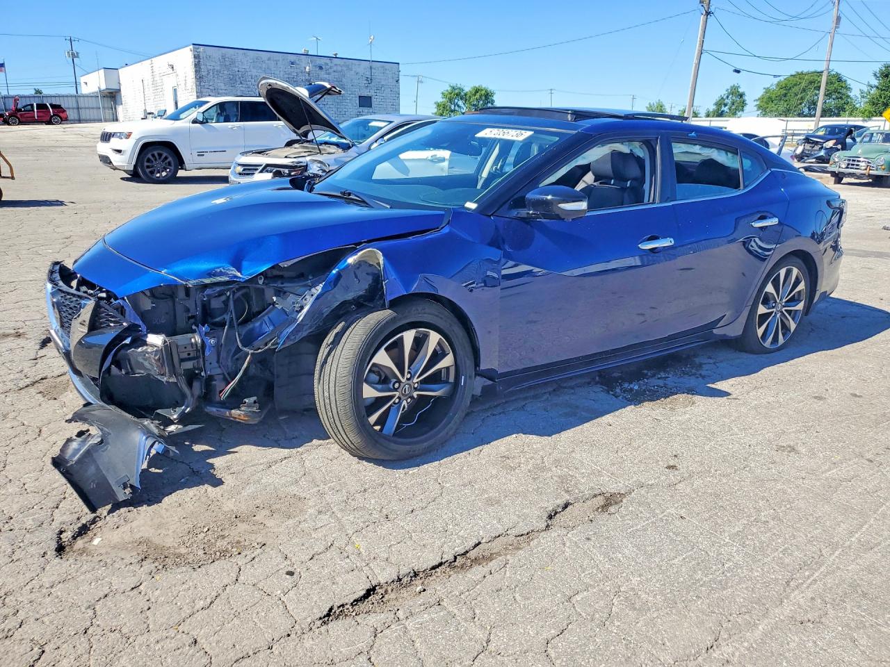 2022 Nissan Maxima Platinum, VIN 1N4AA6FV5NC507169 — Vandalism