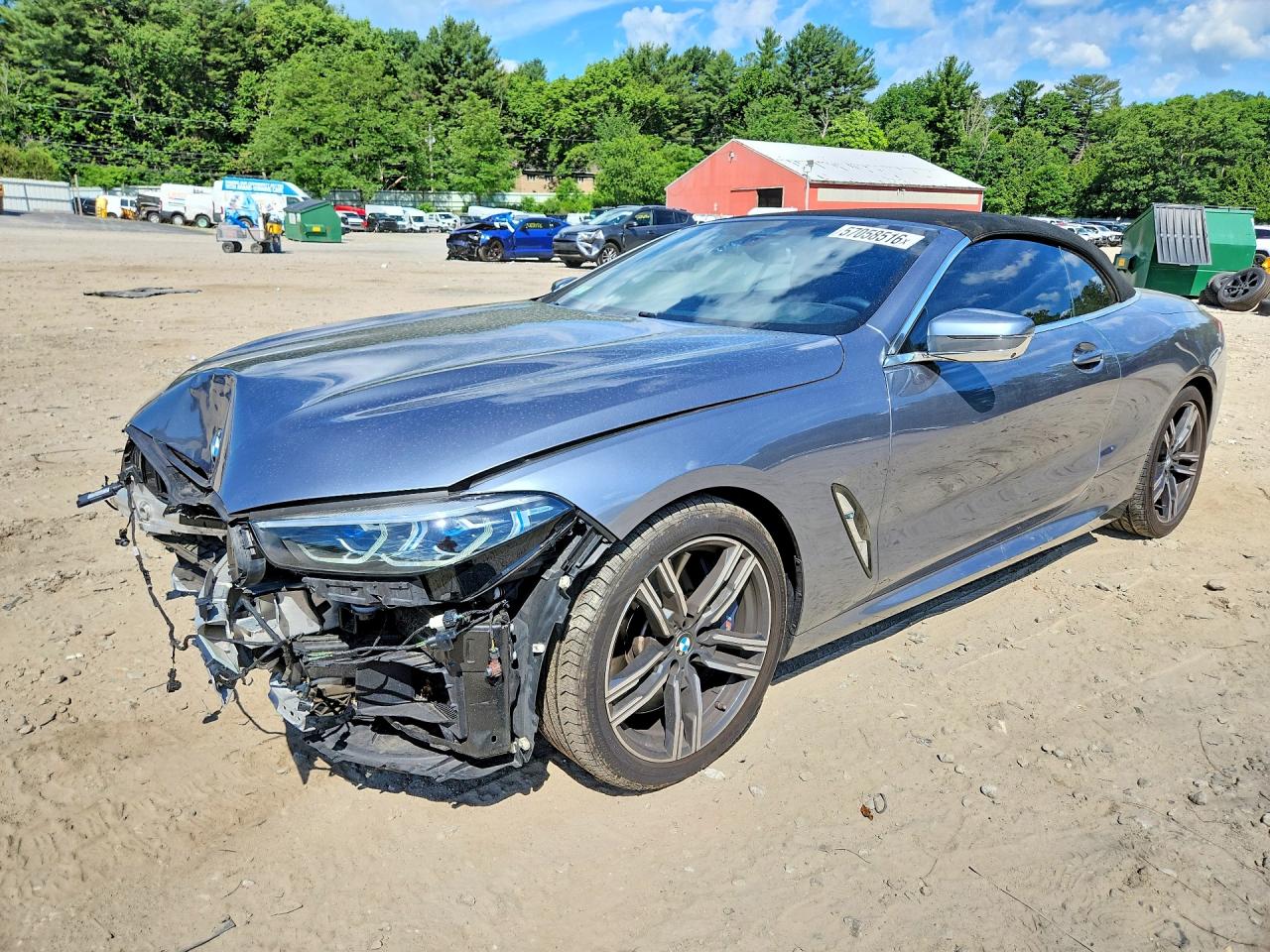 2021 BMW 8 Series M850i xDrive, VIN WBAFY4C06MCG49943 — Front end