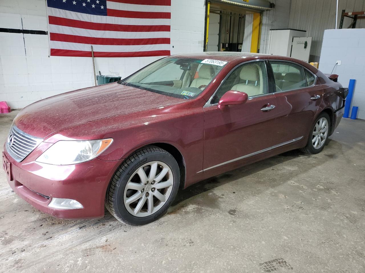 2007 Lexus LS 460 L, VIN JTHGL46F775008813 — Auction photo