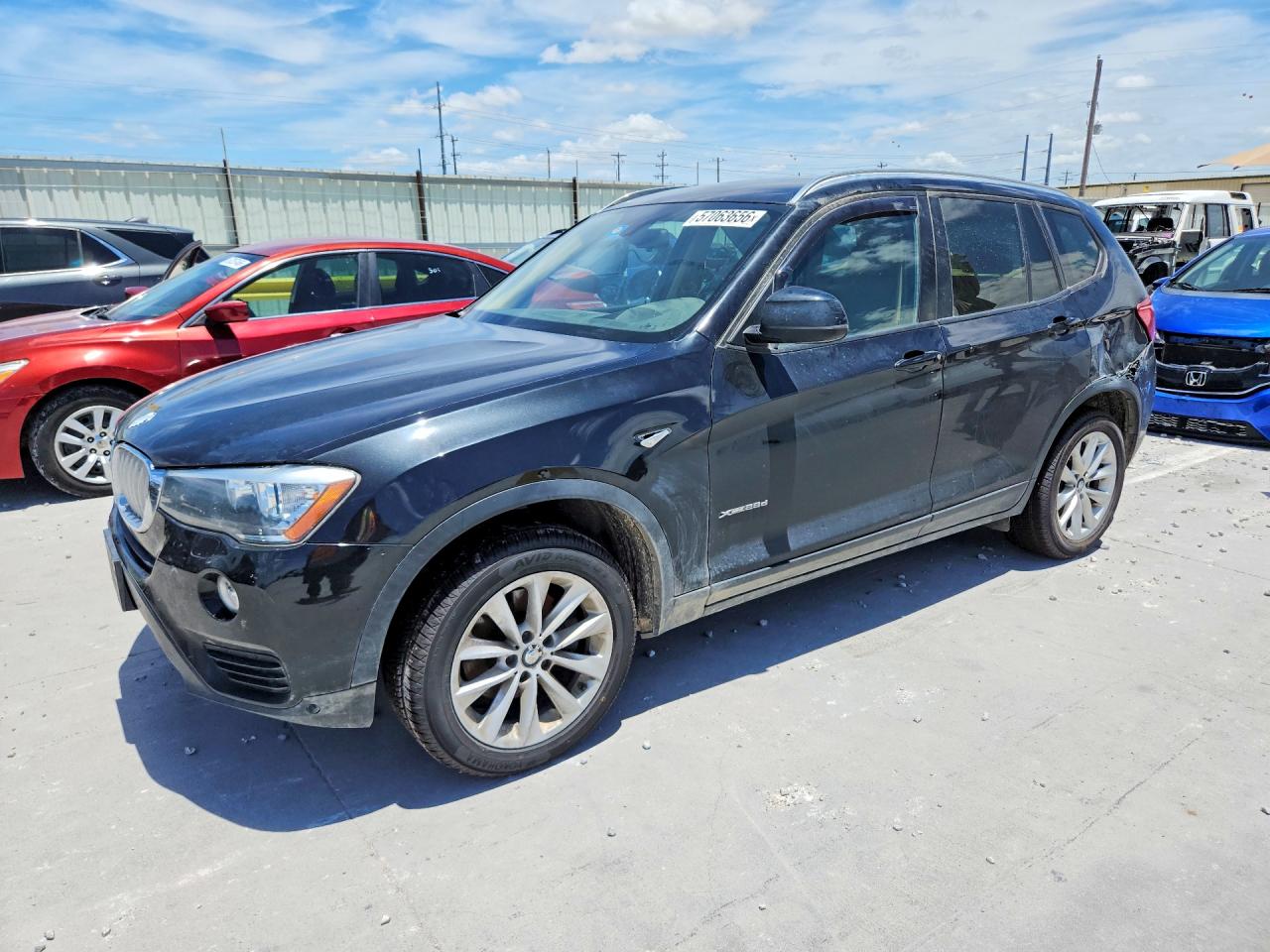 2015 BMW X3 xDrive28d, VIN 5UXWY3C54F0E96930 — Normal wear