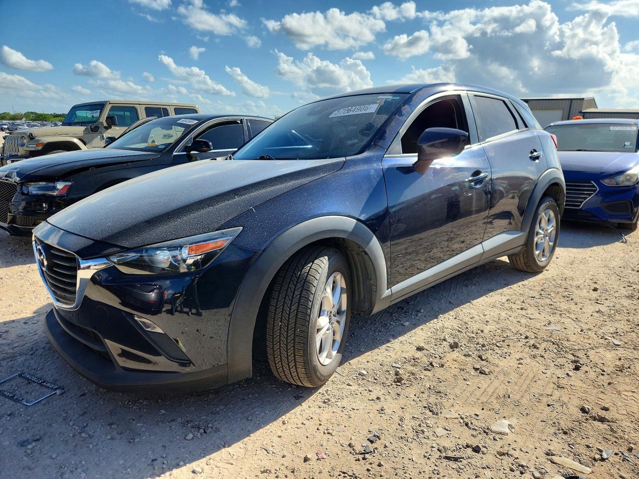 2018 Mazda CX-3 Sport, VIN JM1DKFB74J0313157 — Undercarriage