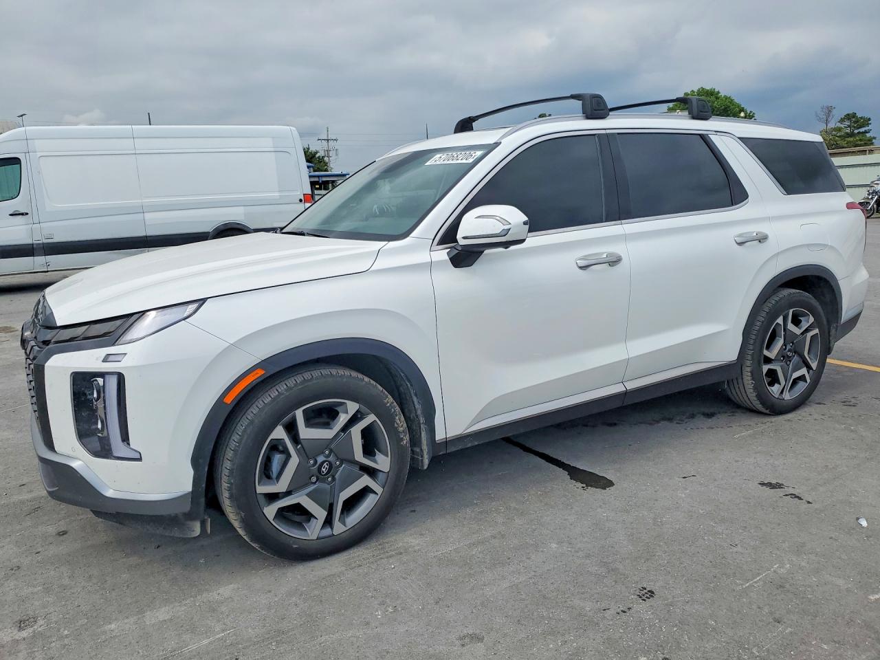 2024 Hyundai Palisade Limited, VIN KM8R54GE7RU696861 — Hail