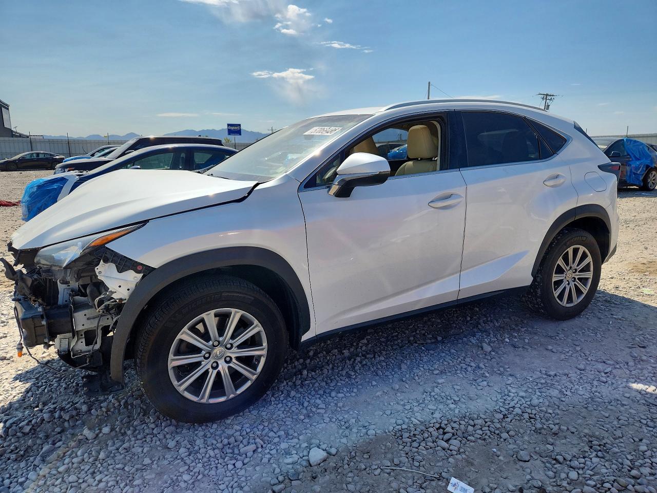 2017 Lexus NX 200t, VIN JTJBARBZ7H2112216 — Front end