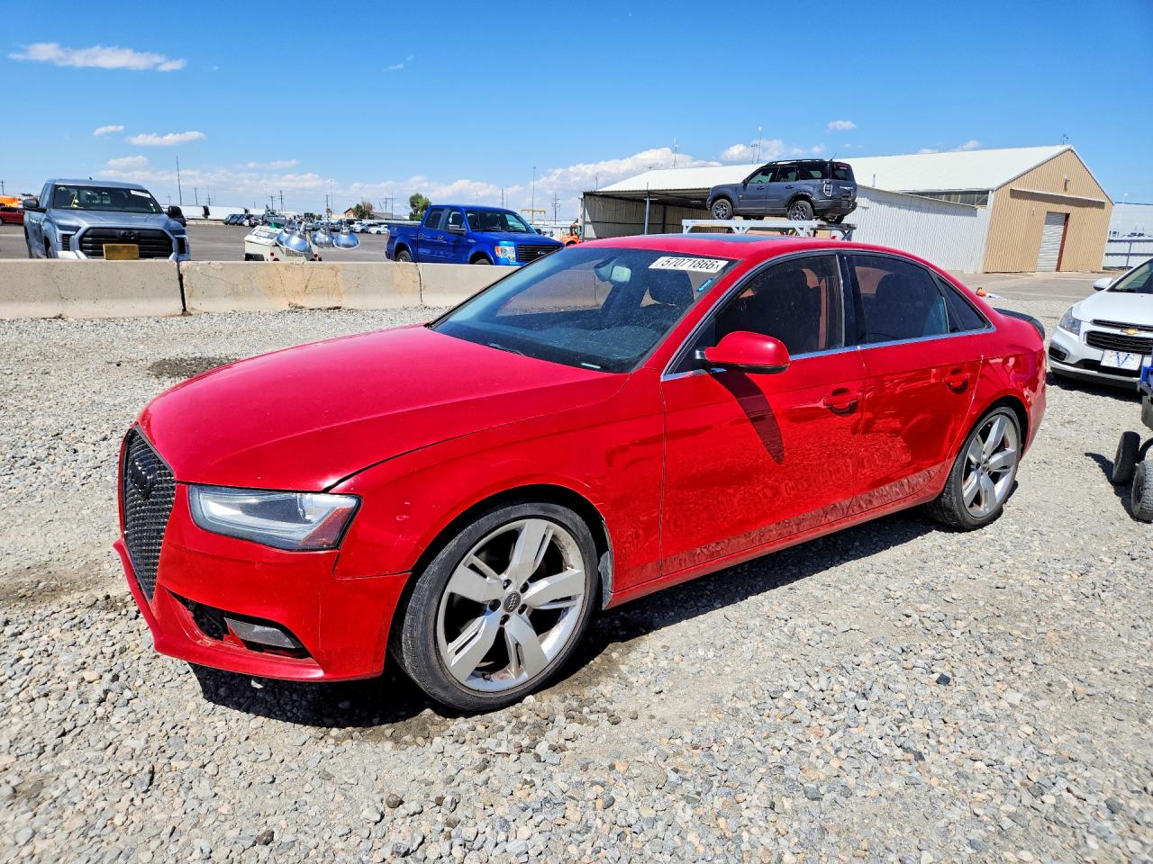 2013 Audi A4 Premium Plus, VIN WAUFFAFL7DN017948 — Front end