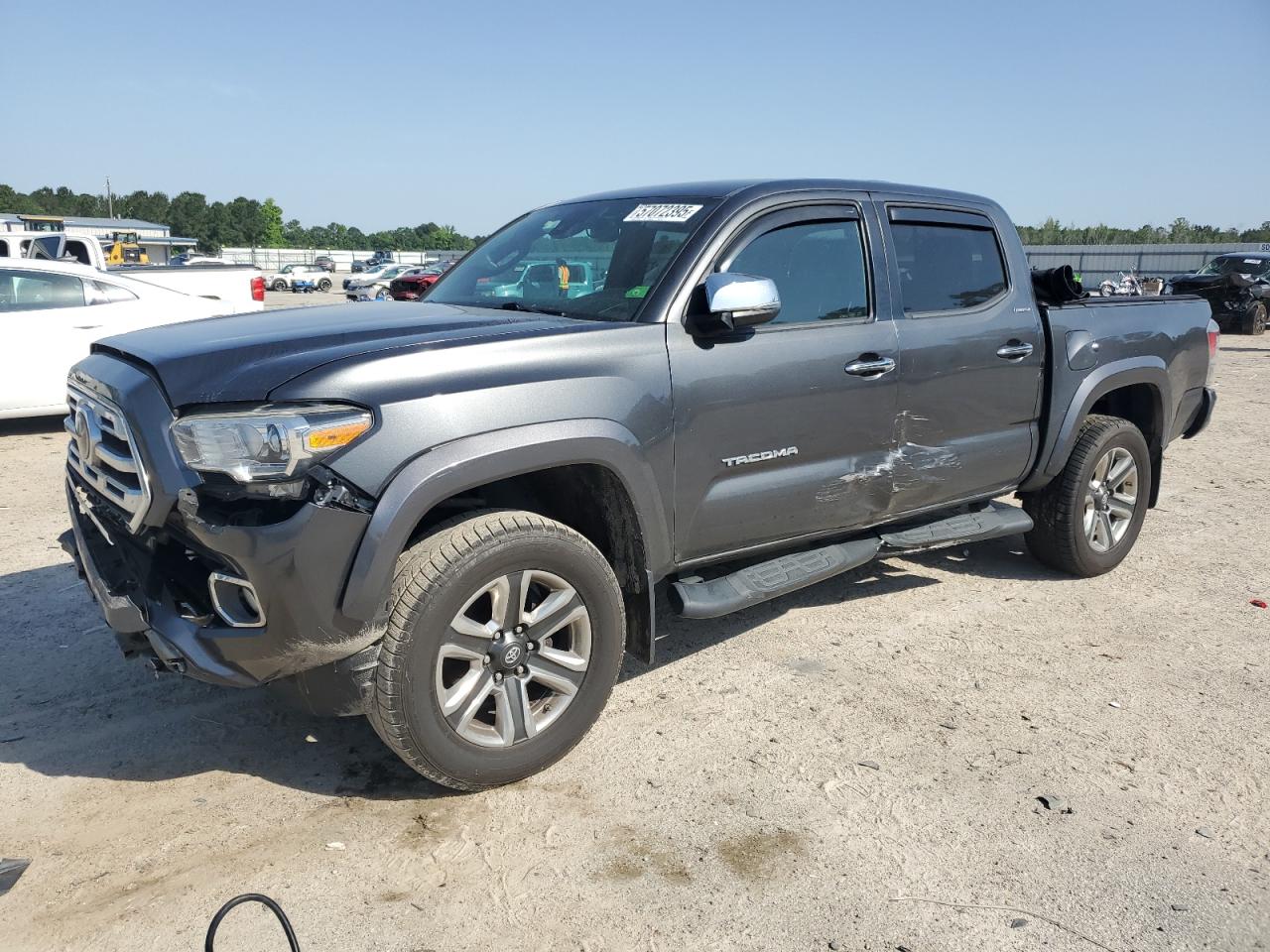 2019 Toyota Tacoma SR, VIN 3TMGZ5AN7KM207707 — Rear end