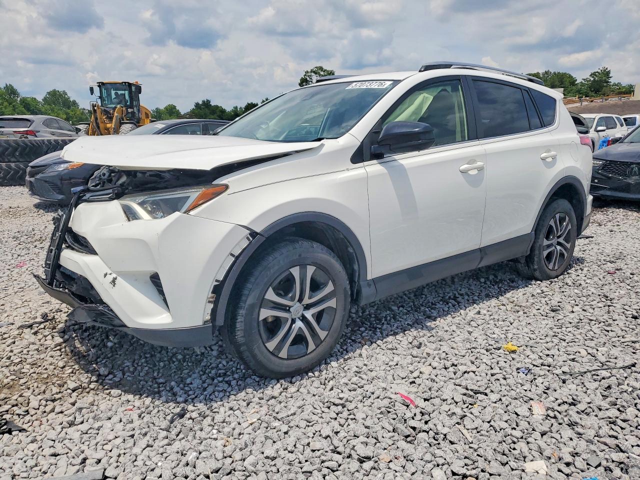 2017 Toyota RAV4 LE, VIN JTMZFREV3HJ142542 — Front end