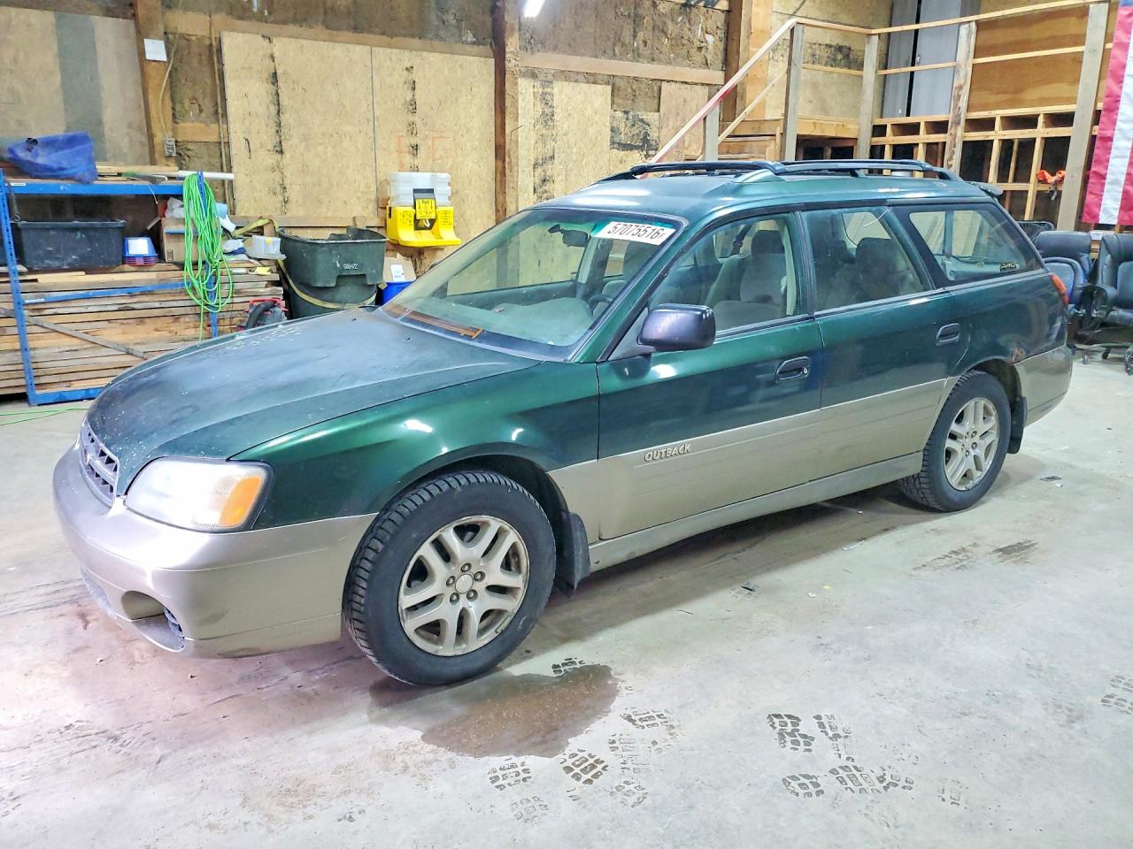 2002 Subaru Legacy Outback, VIN 4S3BH675227638489 — Обычный износ