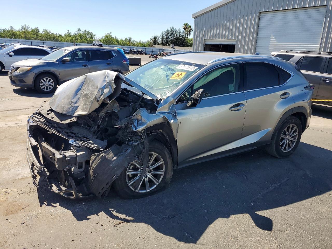 2017 Lexus NX 200t, VIN JTJYARBZ3H2079001 — Front end